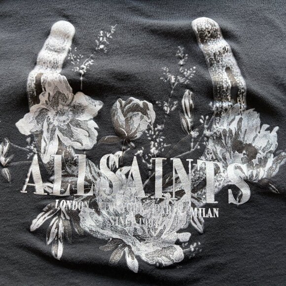 All Saints Graphic Tee Shirt Sz: Med. - Picture 4 of 4
